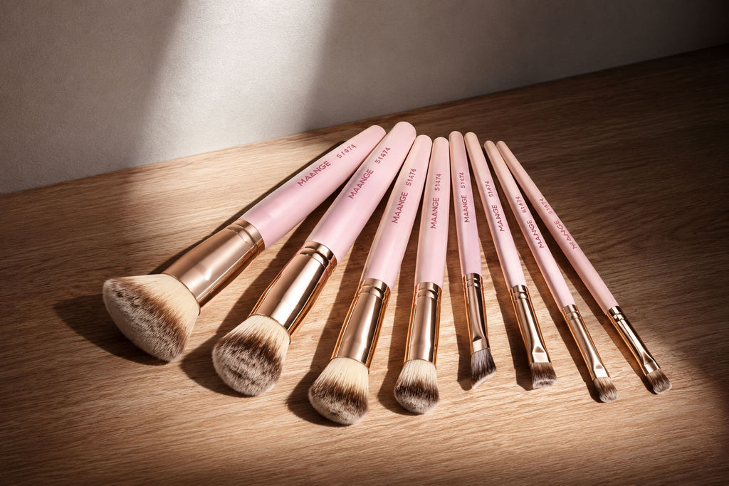 MAANGE 7-Piece Makeup Brush Set-Beauty Brush Set
