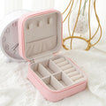 Single Layer Travel Jewelry Box – Leather Jewelry Organizer Case