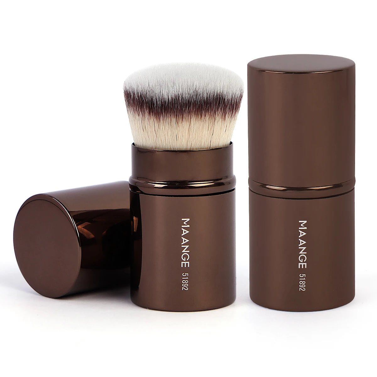 Maange Double Ended Makeup Brush | Foundation & Powder Brush