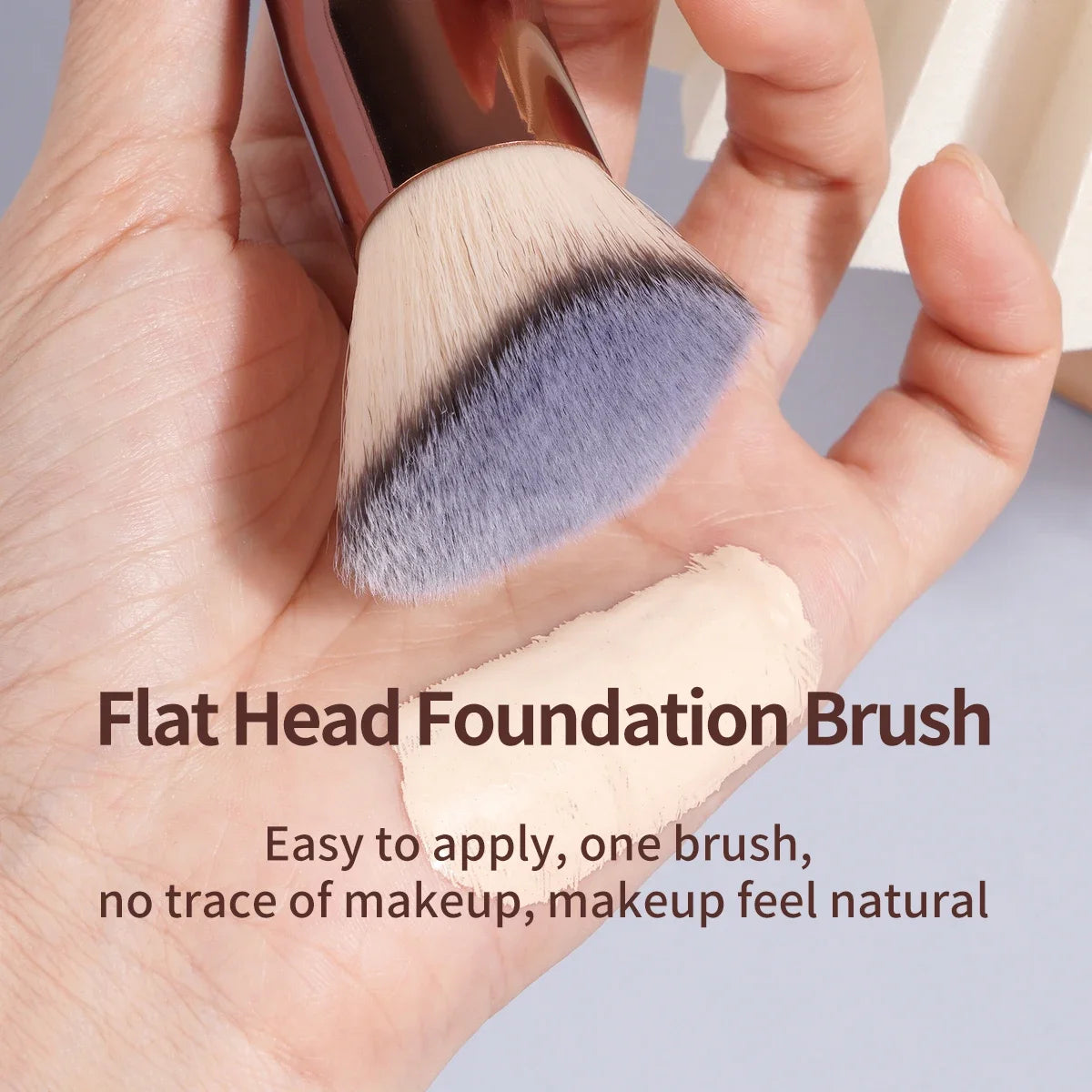 Maange 2-Piece Kabuki Makeup Brush Set for Foundation, Powder & Blush