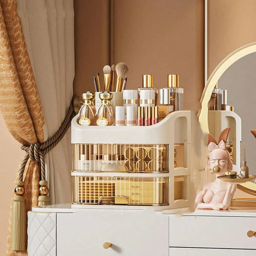 3-5 Layer Cosmetic Storage Cabinet – Makeup & Skincare Drawer Organizer