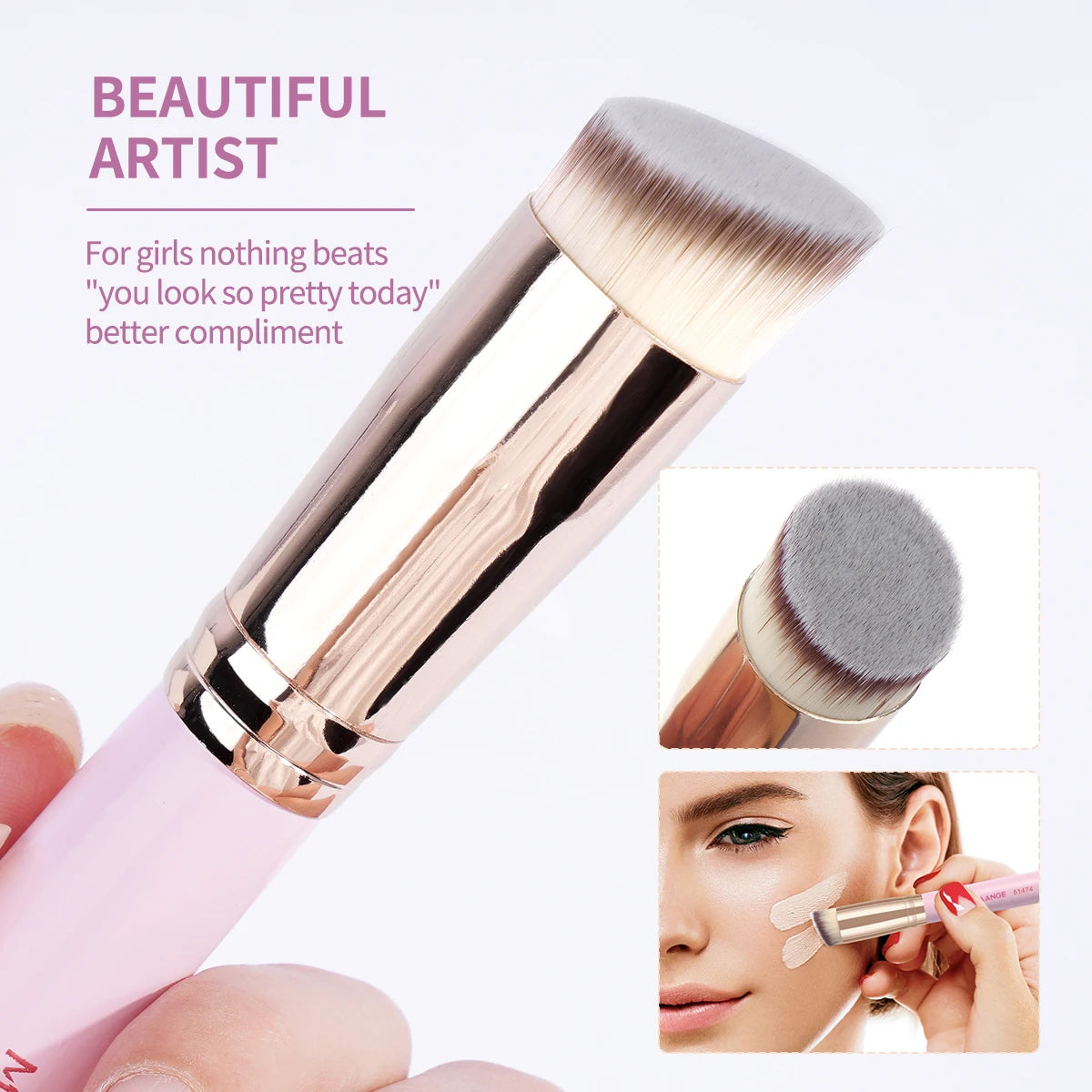MAANGE 7-Piece Makeup Brush Set-Beauty Brush Set