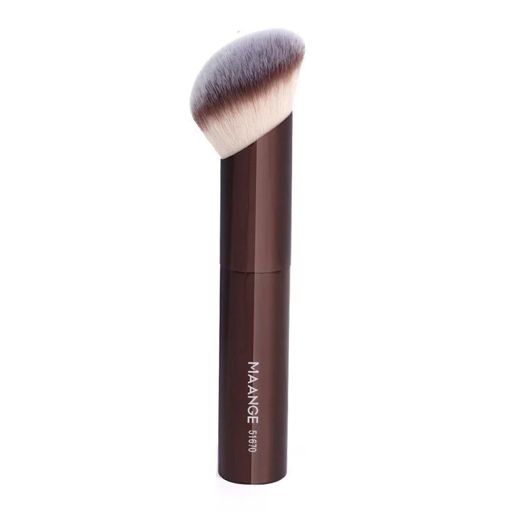 Maange Double Ended Makeup Brush | Foundation & Powder Brush