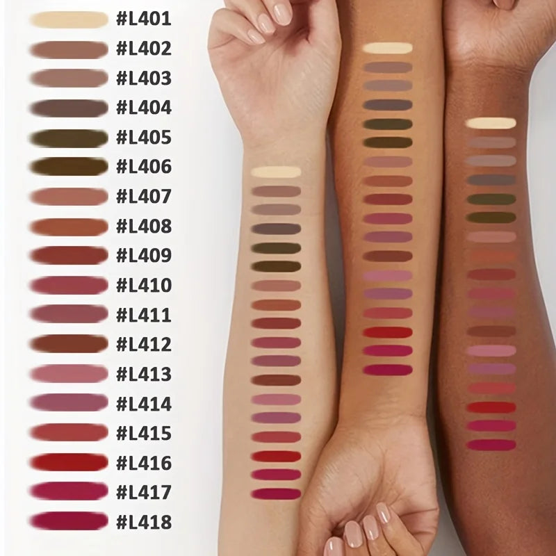 SHEGLAM 6Pcs Velvet Matte Lip Liner Pencil Set – Long-Lasting Non-Drying Lip Liner