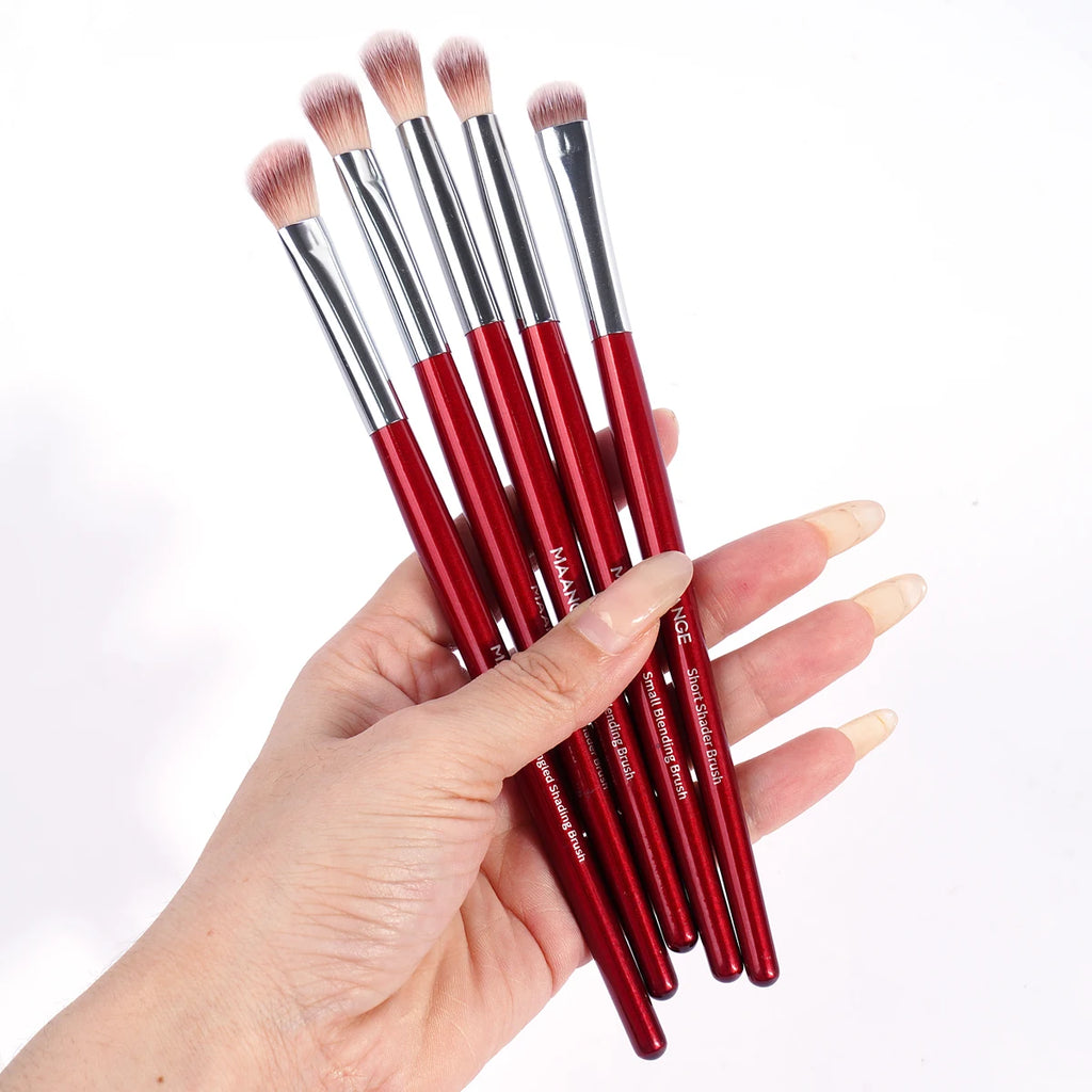 Maange 5-Piece Eye Makeup Brush Set | Soft Precision Brushes for Eyes & Concealer