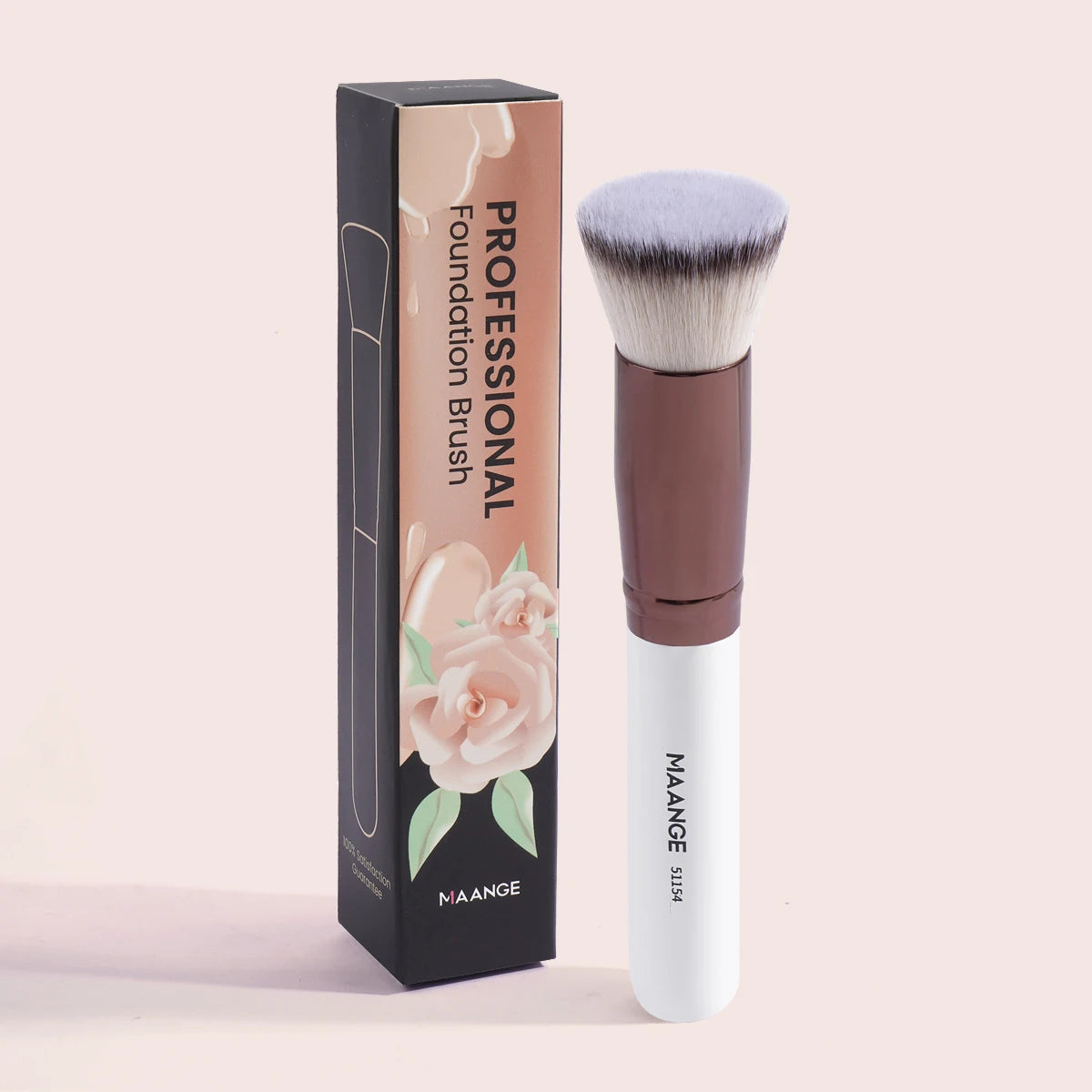 Maange 2-Piece Kabuki Makeup Brush Set for Foundation, Powder & Blush