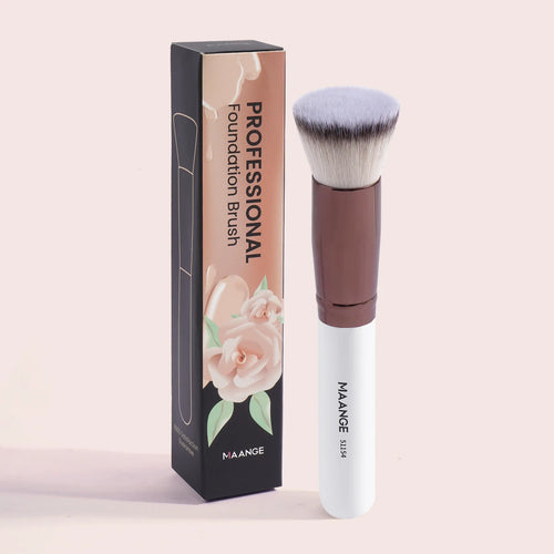 Maange 2-Piece Kabuki Makeup Brush Set for Foundation, Powder & Blush