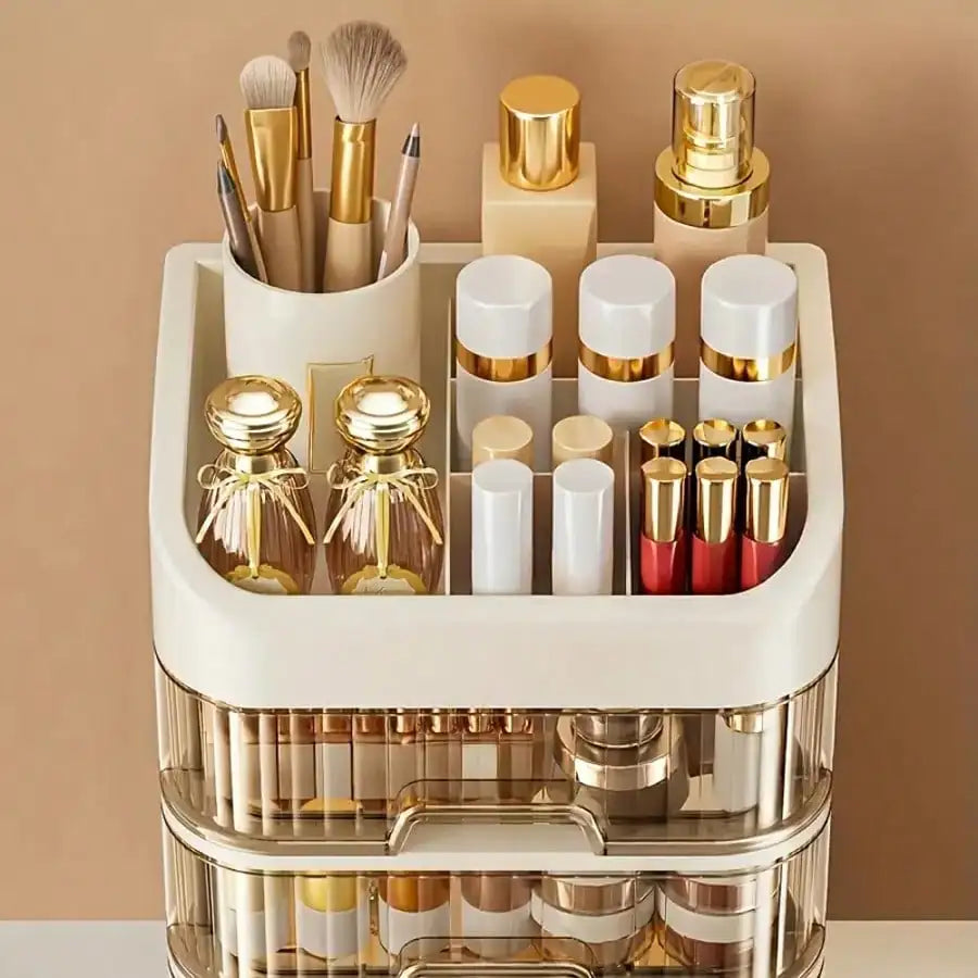3-5 Layer Cosmetic Storage Cabinet – Makeup & Skincare Drawer Organizer