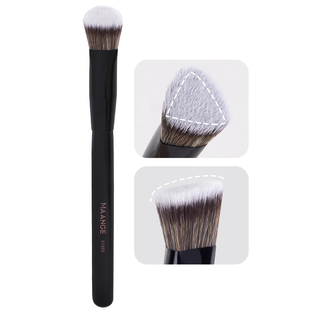 Maange Triangle Under Eye Concealer Brush for Liquid & Cream Makeup