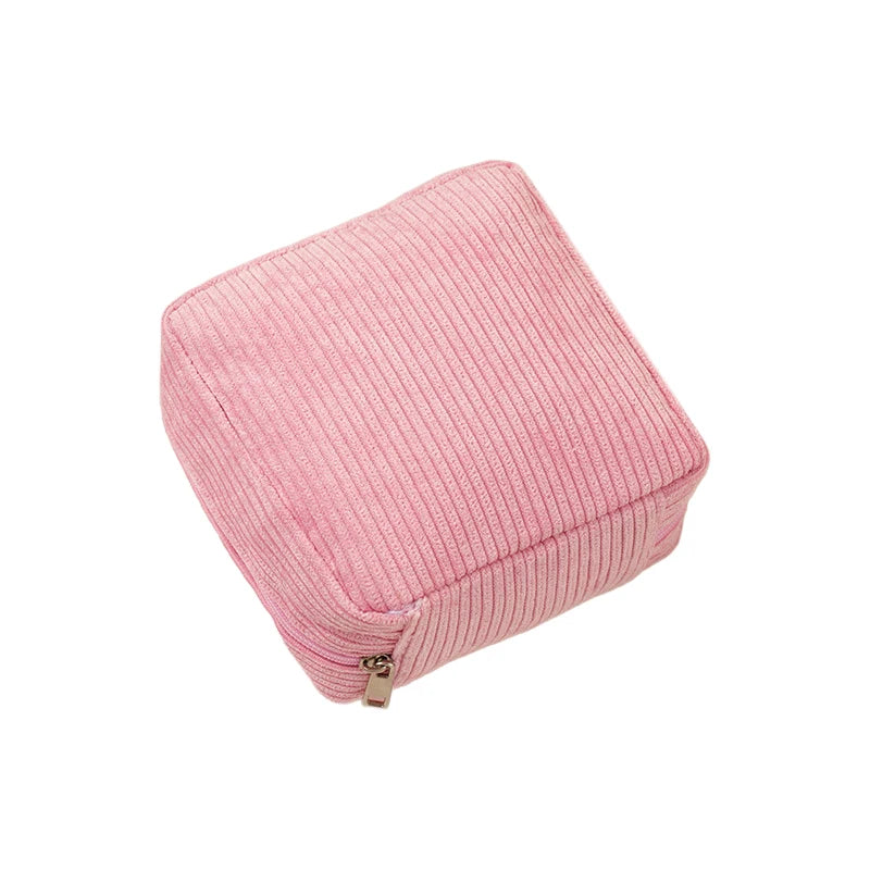 Portable Mini Makeup & Sanitary Napkin Organizer Bag – Travel Storage Pouch