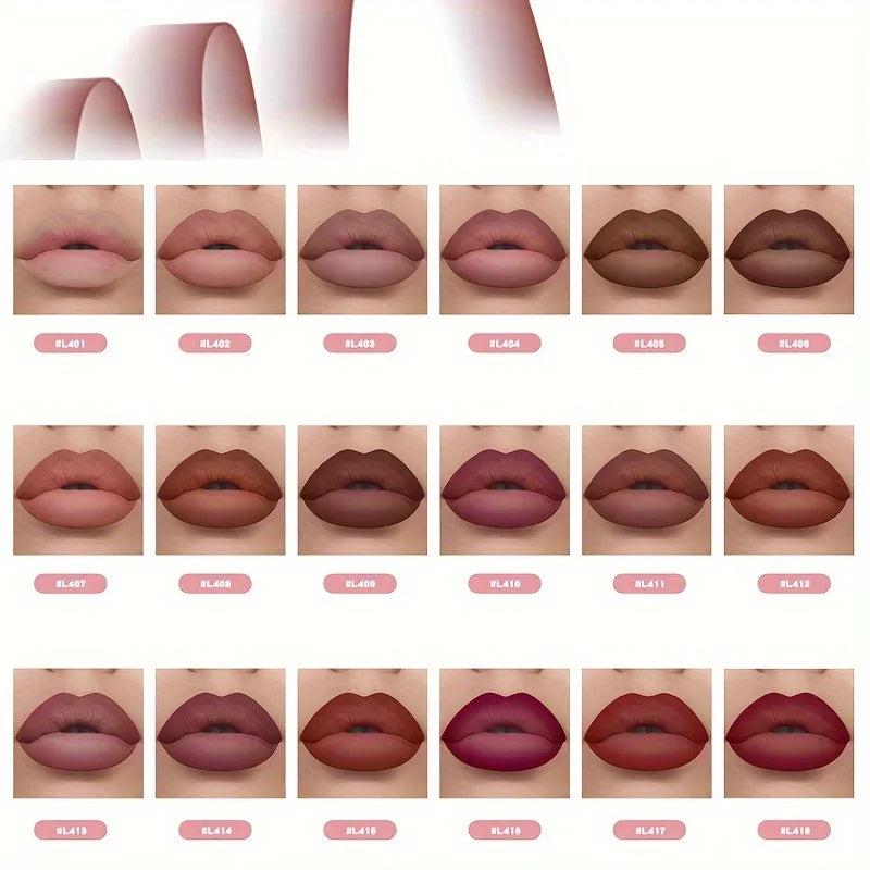 SHEGLAM 6Pcs Velvet Matte Lip Liner Pencil Set – Long-Lasting Non-Drying Lip Liner