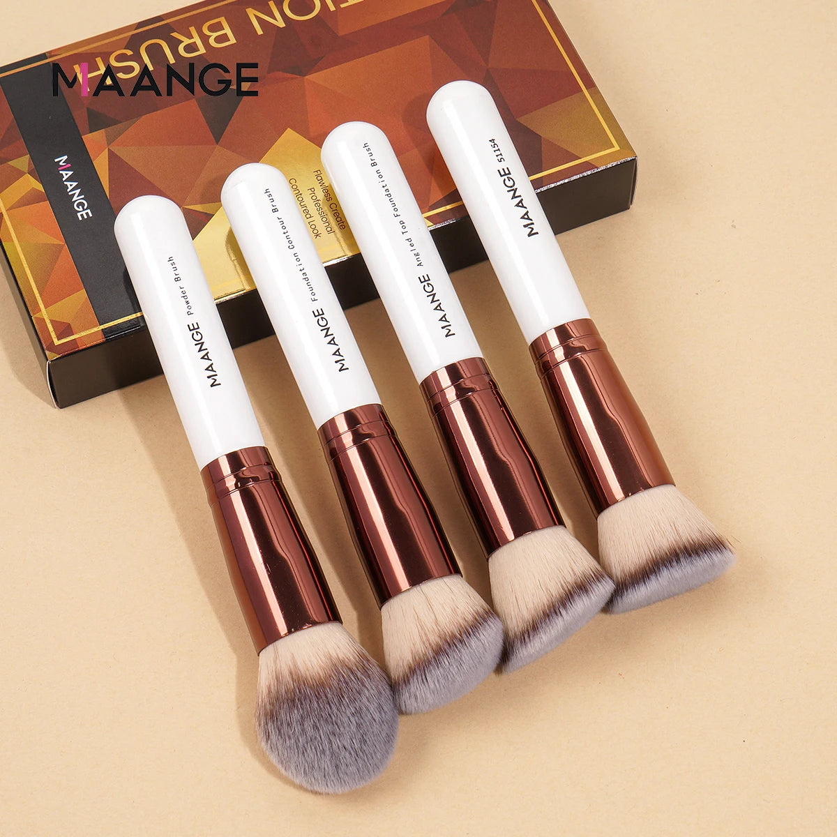 MAANGE 4-Piece Makeup Brush
