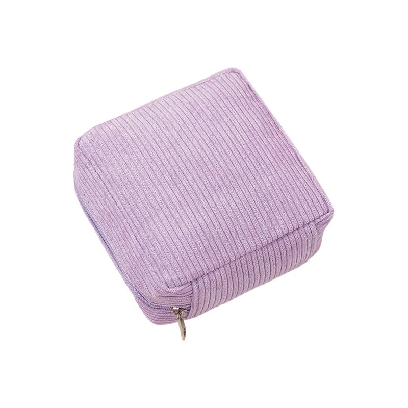 Portable Mini Makeup & Sanitary Napkin Organizer Bag – Travel Storage Pouch