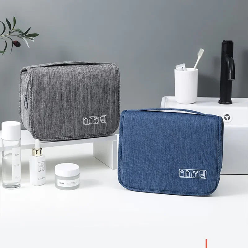 Waterproof Travel Toiletry Bag – Oxford Fabric Hanging Cosmetic Organizer