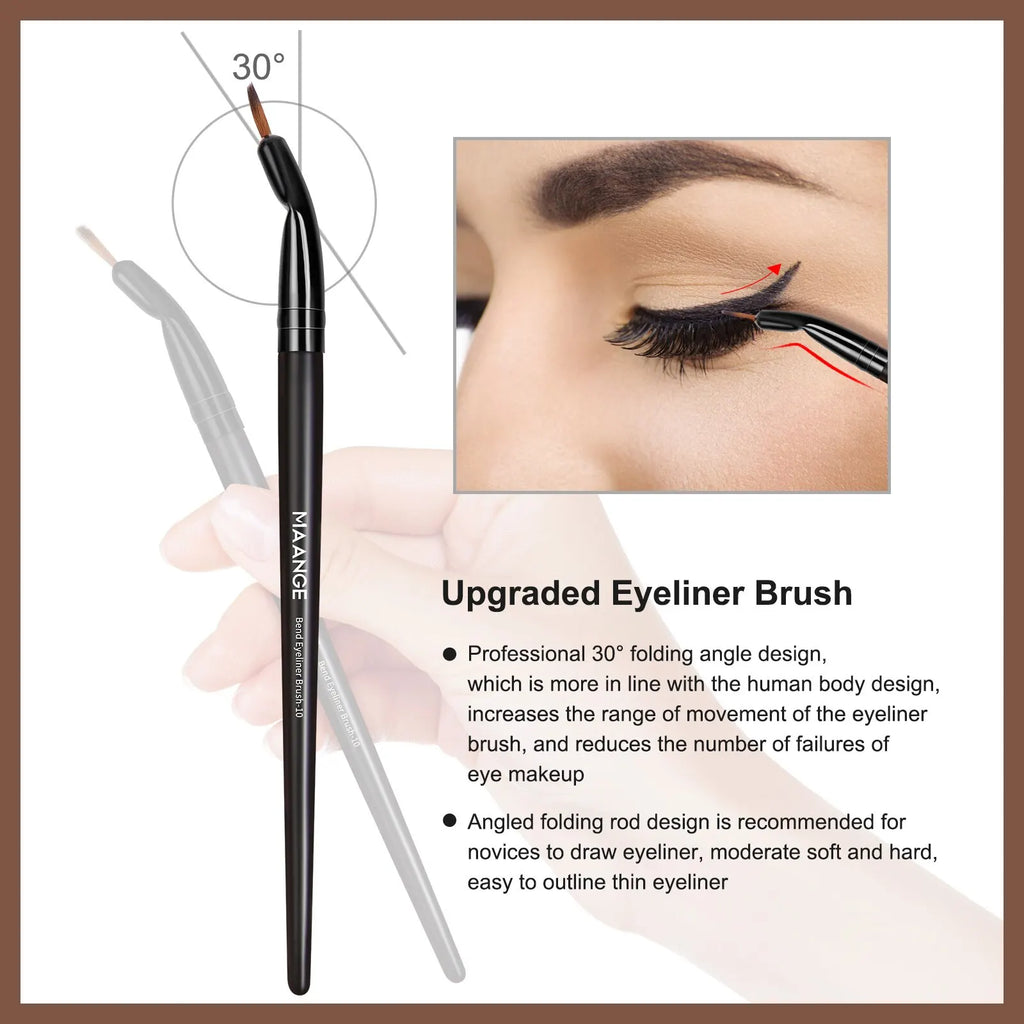 Maange 25-Piece Professional Makeup Brush Set with Gift Box | Face & Eye Brush