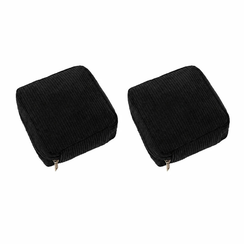 Portable Mini Makeup & Sanitary Napkin Organizer Bag – Travel Storage Pouch