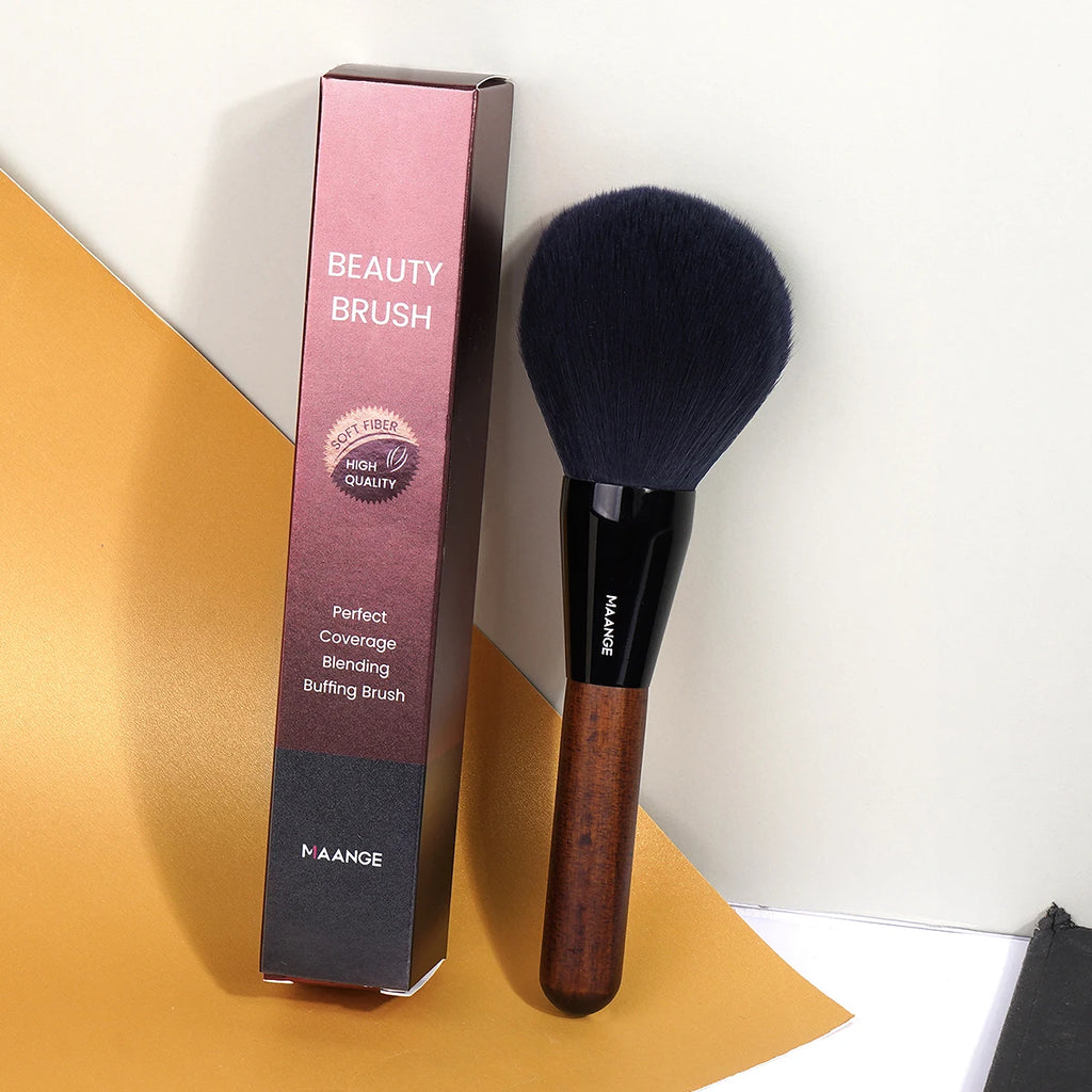 Maange Professional Powder & Blush Makeup Brush | Soft Dense Bristles
