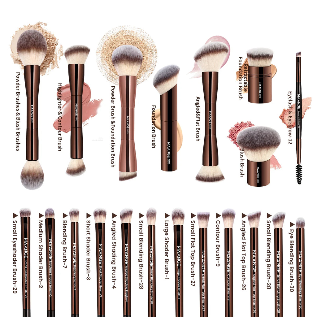 MAANGE 20 Piece Makeup Brush Set.