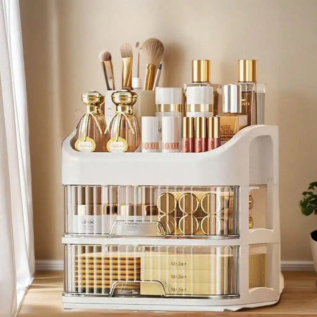 3-5 Layer Cosmetic Storage Cabinet – Makeup & Skincare Drawer Organizer