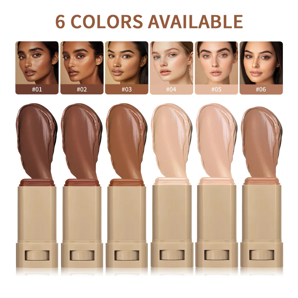 Skin Tint Stick – Waterproof Nourishing Tinted Serum Foundation & Face Contour