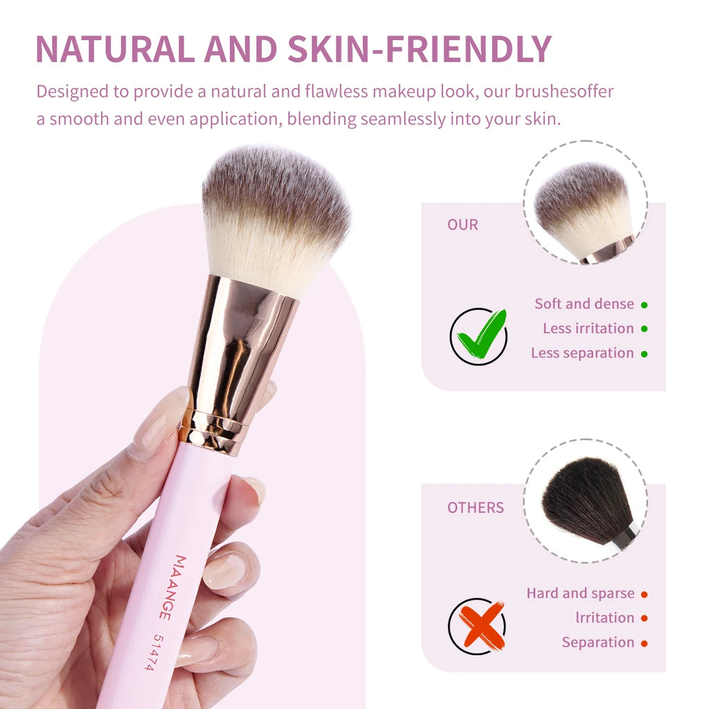 MAANGE 7-Piece Makeup Brush Set-Beauty Brush Set