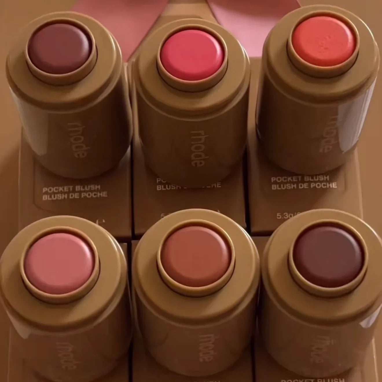 RHODE Pocket Blush Lip & Cheek Stick – Hydrating Cream Blush, Natural Rouge & Lip Color