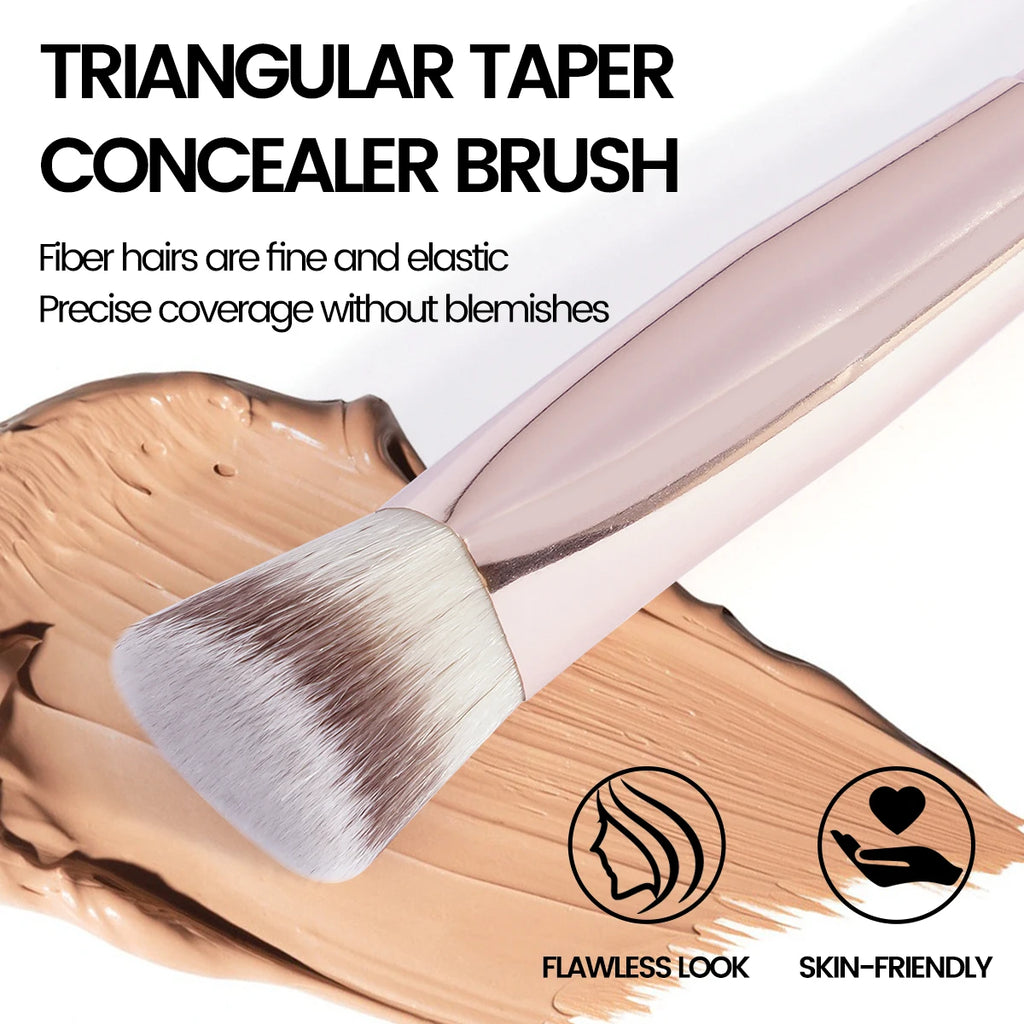 Maange Triangle Under Eye Concealer Brush for Liquid & Cream Makeup