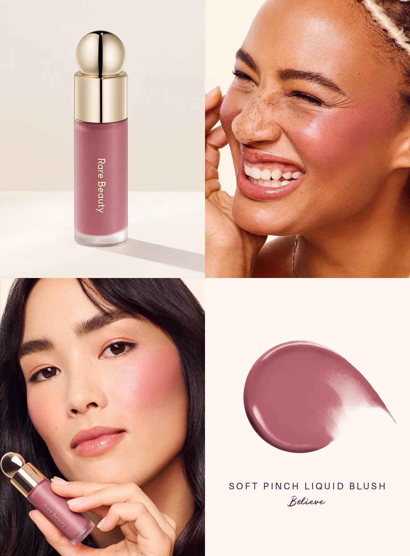 Rare Beauty Soft Pinch Tinted Lip Oil Stain – Lip Gloss & Liquid Blush Makeup