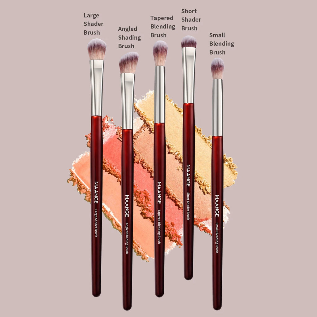 Maange 5-Piece Eye Makeup Brush Set | Soft Precision Brushes for Eyes & Concealer